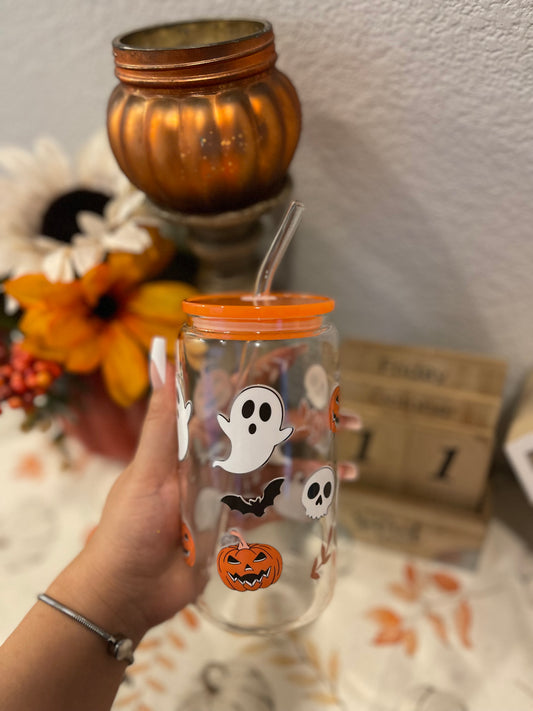 Clear pumpkin cup